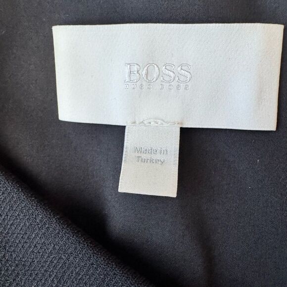 Boss Hugo Boss Womens Juleama Compact Twill Asymmetrical Zip Jacket Sz 14 - Picture 8 of 11